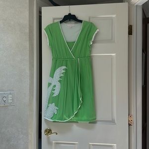 Women’s Medium Tori Richard green summer dress